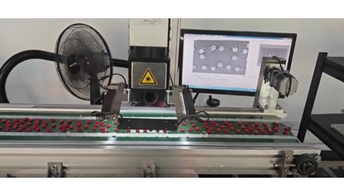 電子元器件CO2激光打標方案